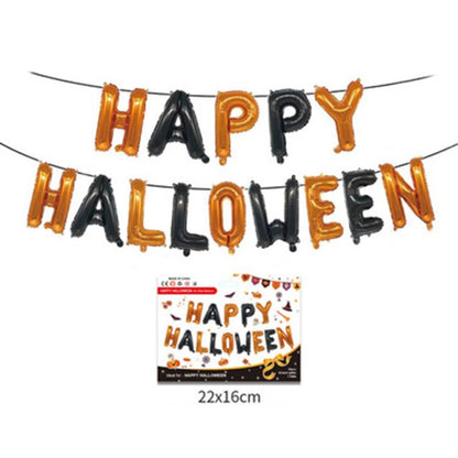 Happy Halloween Letter Set Balloons