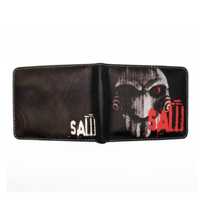 Saw Movie Themed Wallet With Coin Pocket