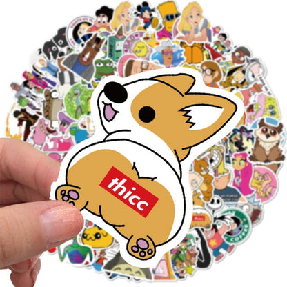 Scary Animated Movie Character Sticker