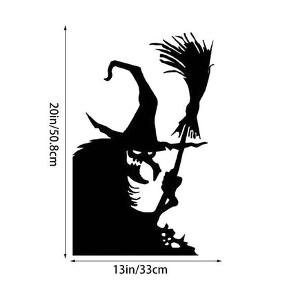 Halloween Window Decoration Witch Sticker
