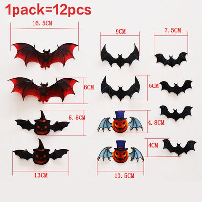 New PVC Pumpkin Wall Stickers For Halloween