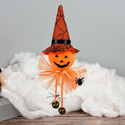 Cute Halloween Pumpkin Witch Ghost Cat Doll Toy