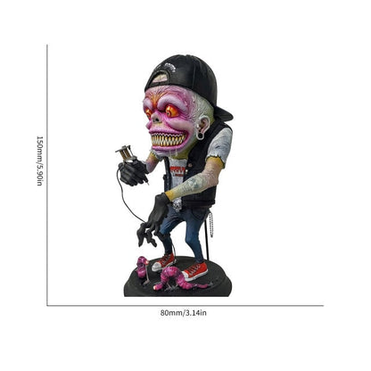 Big Mouth Monster Statue Halloween Decoration