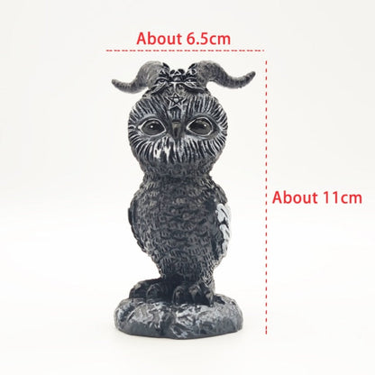 Halloween Magic Cat Kitty Sculpture Lawn Gnome Figure