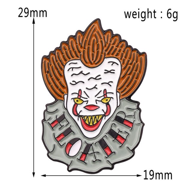 New IT Movie Themed Clown Pin
