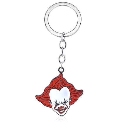 Horror IT Movie Clown Alloy Keychain