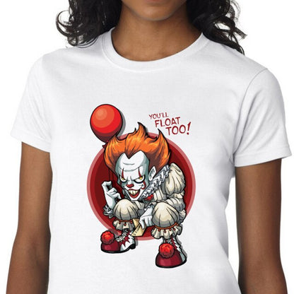 Horror IT Movie T Shirt Women Stephen King