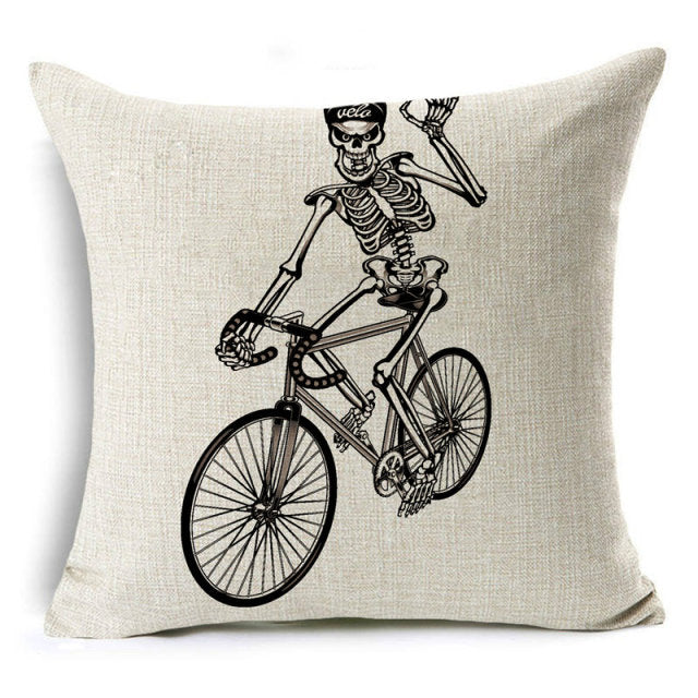 Cartoon Printed Cushion Cover For Halloween