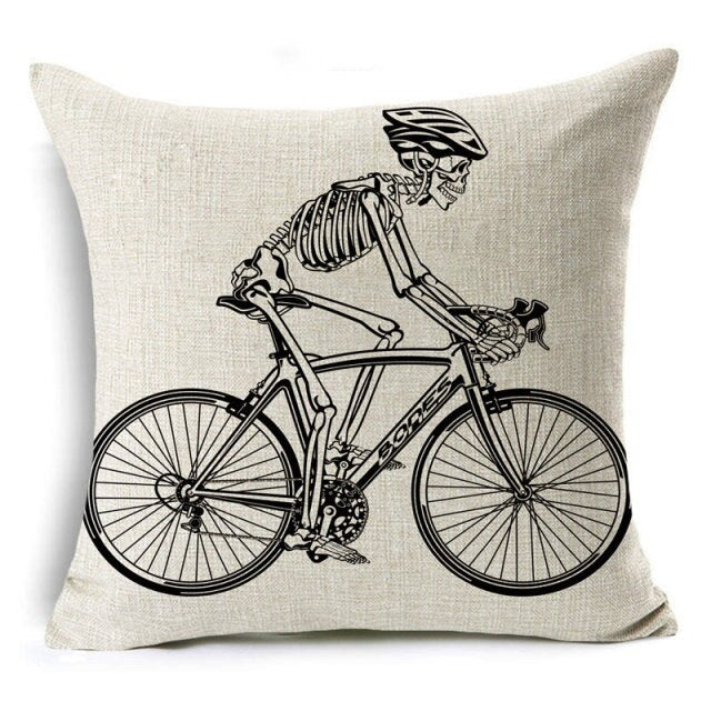 Cartoon Printed Cushion Cover For Halloween