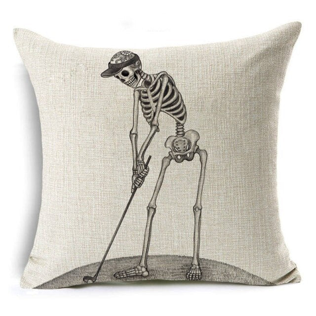 Cartoon Printed Cushion Cover For Halloween