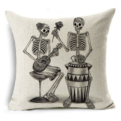 Cartoon Printed Cushion Cover For Halloween