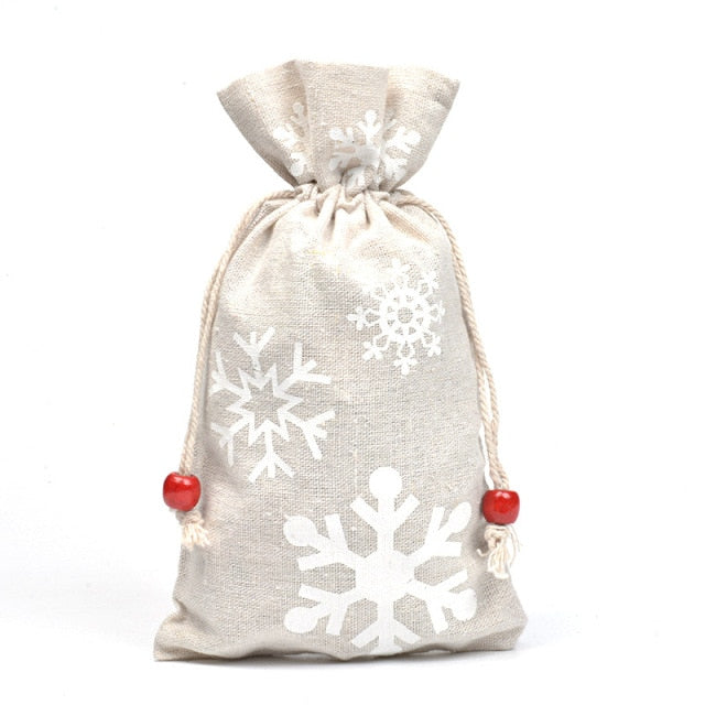 Gift Bag Pocket Cartoon Snowflake Halloween Candy Bag