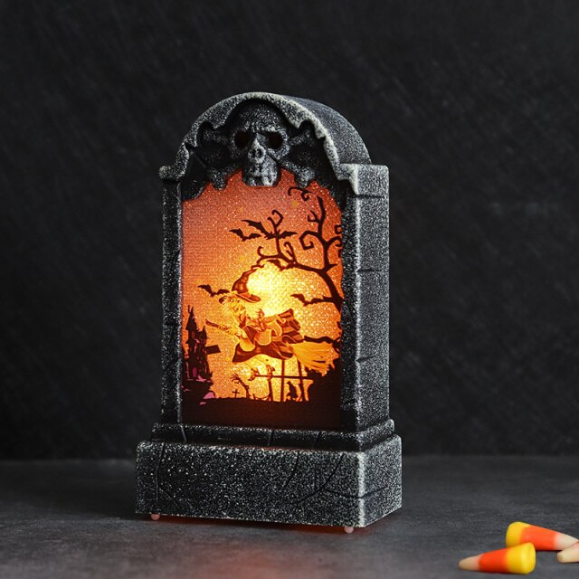 Halloween Tombstone Lamp Decoration