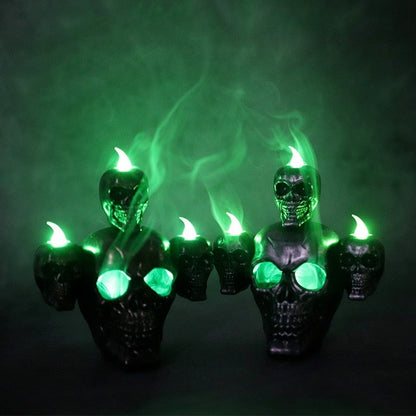 Skull LED Light Smoke Electronic Candle Lamp