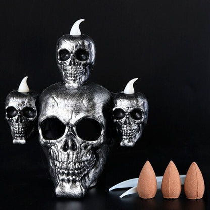 Skull LED Light Smoke Electronic Candle Lamp