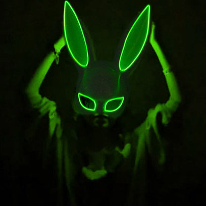 Fashion LED Mask Luminous Glowing Halloween Cosplay