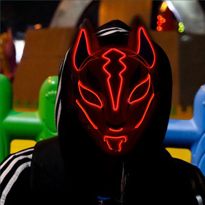 Fashion LED Mask Luminous Glowing Halloween Cosplay
