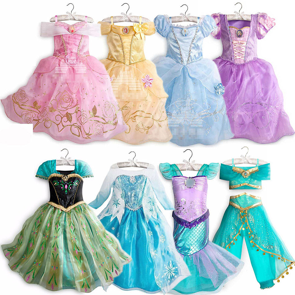 Disney Princess Party Dress up for Girls Halloween
