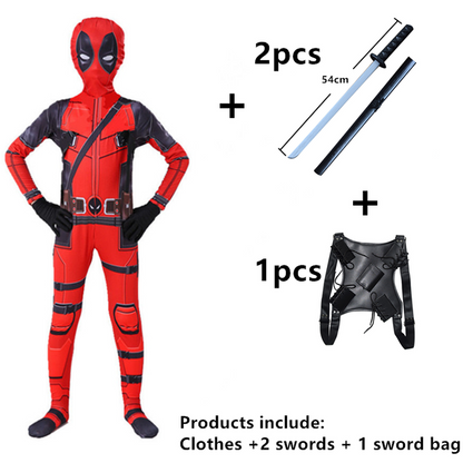 Deadpool Superhero Costume For Kids