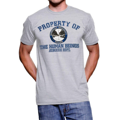 Property of The Human Beings Atheltic Dept. Mens T Shirt