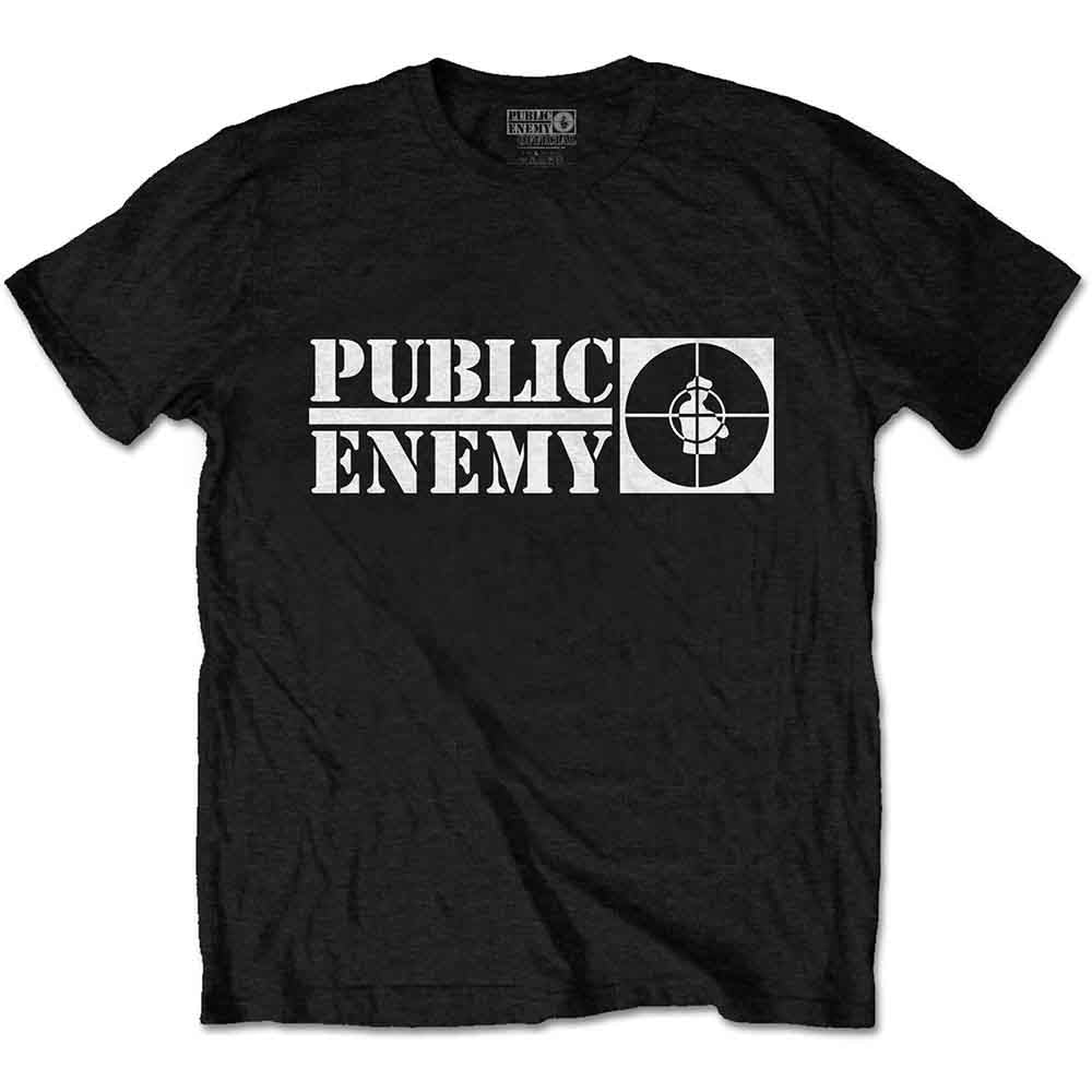 Public Enemy Crosshairs Logo Mens T Shirt
