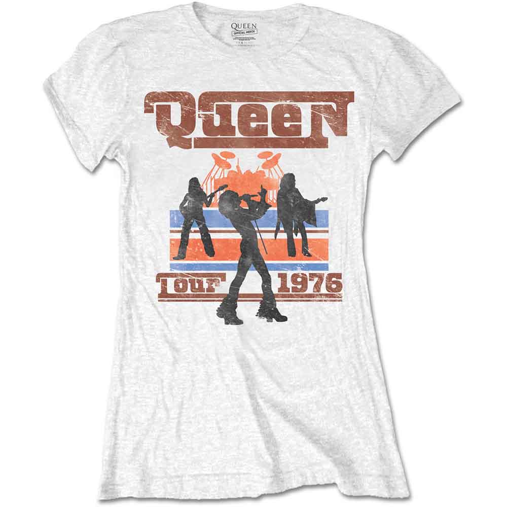 Queen 1976 Tour Silhouettes Womens T Shirt
