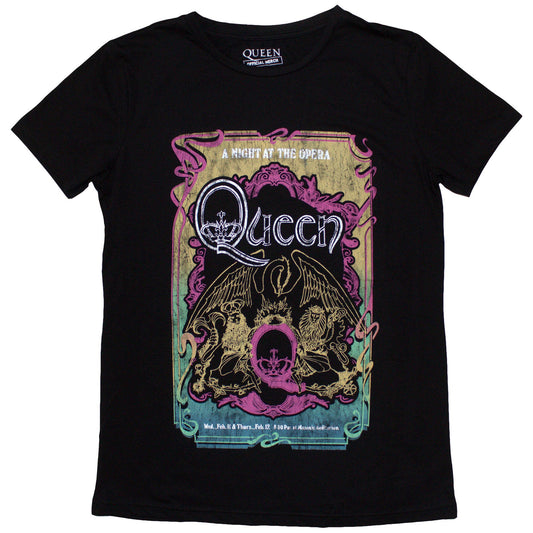 Queen A Night At The Opera Tour '76 Womens T Shirt