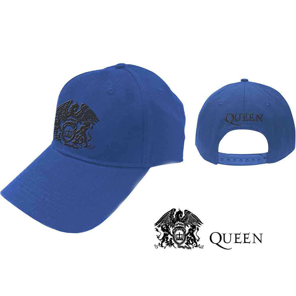 Queen Black Classic Crest Hat Blue