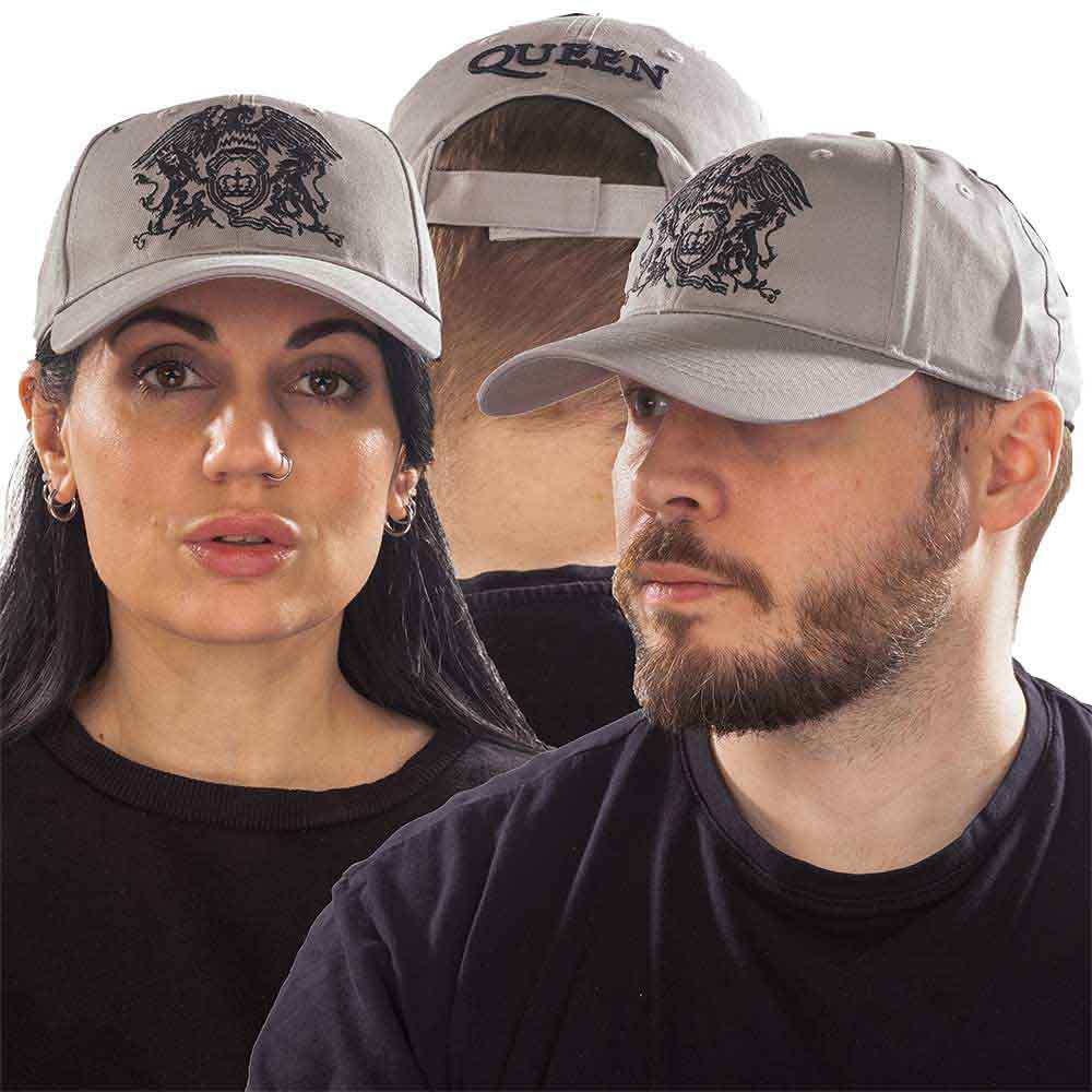 Queen Black Classic Crest Hat Grey