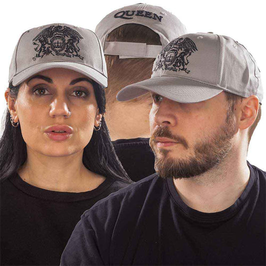 Queen Black Classic Crest Hat Grey