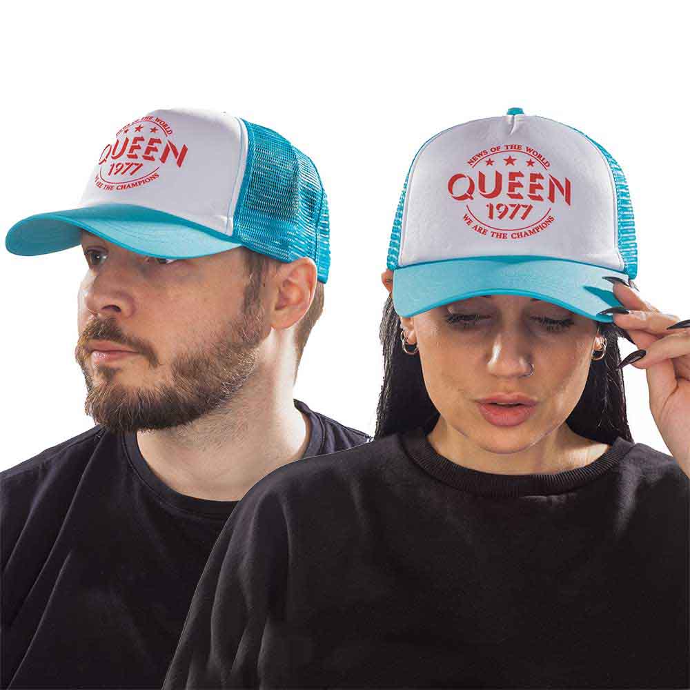 Queen Champions 77 Hat Blue, White