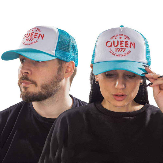 Queen Champions 77 Hat Blue, White