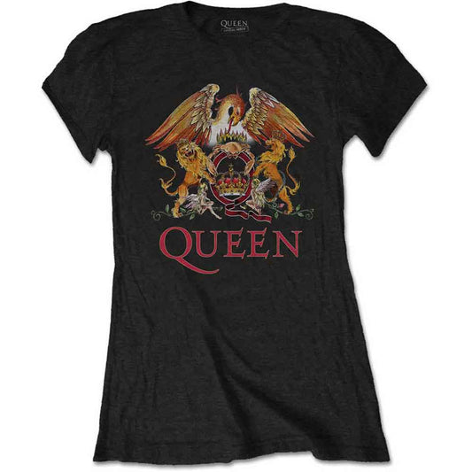 Queen Classic Crest Womens T Shirt