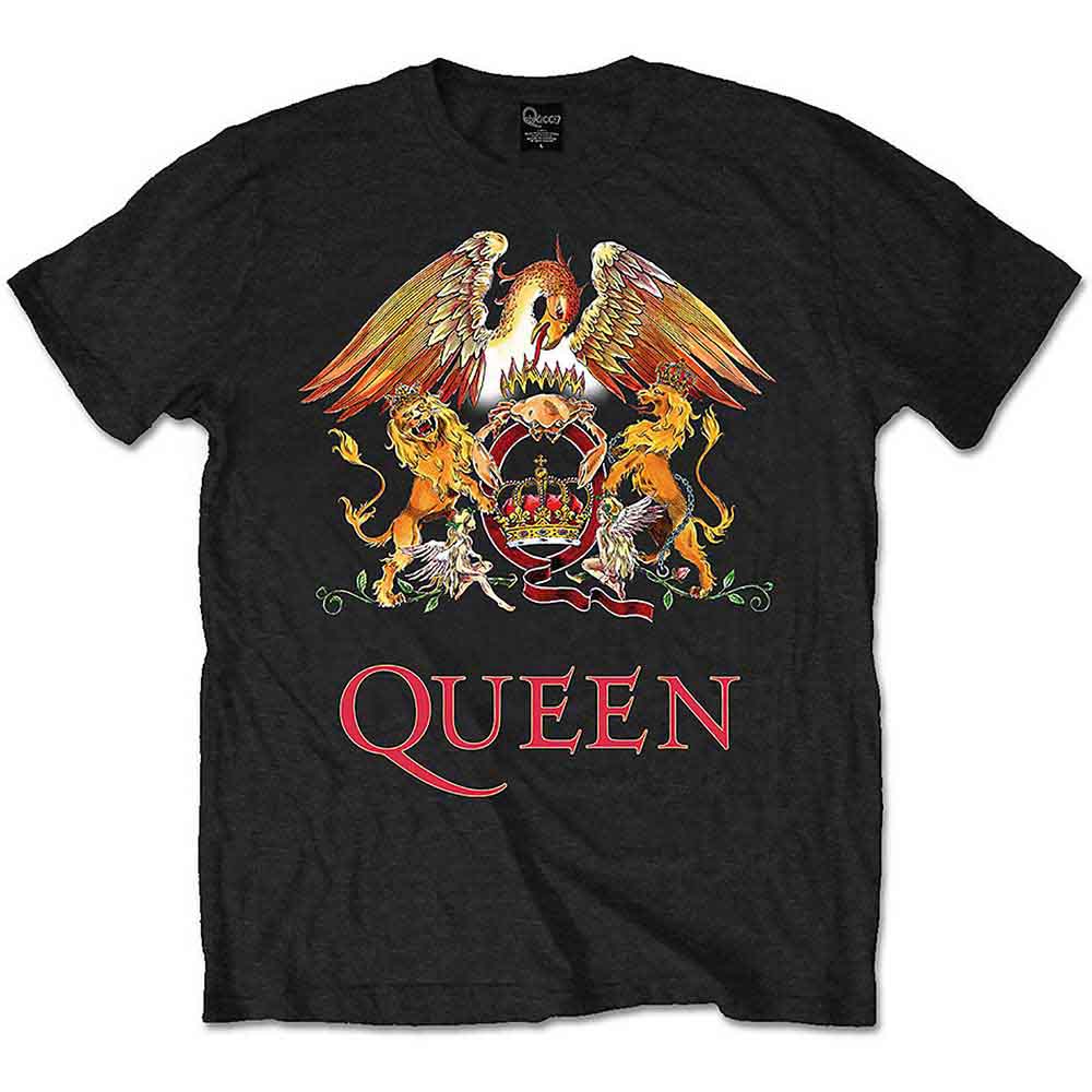 Queen Classic Crest Mens T Shirt
