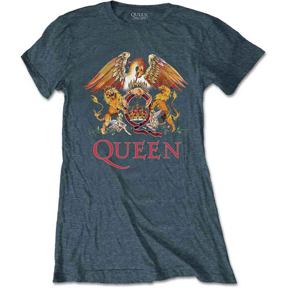 Queen Classic Crest Womens T Shirt