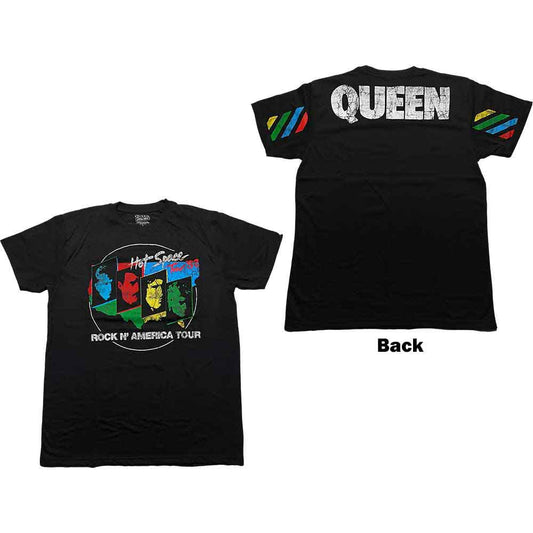 Queen Hot Space Tour '82 Mens T Shirt