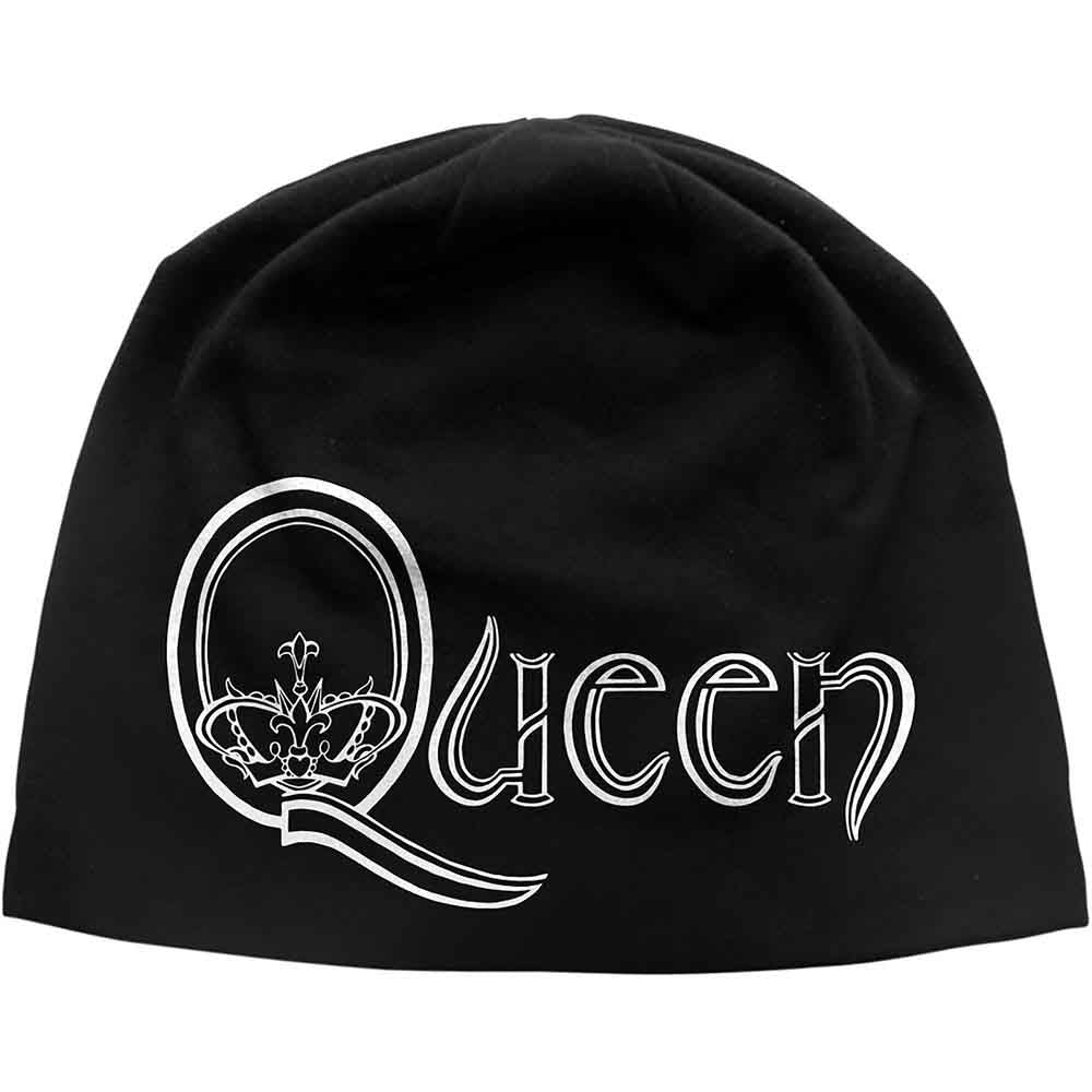 Queen Logo Beanie Hat Black