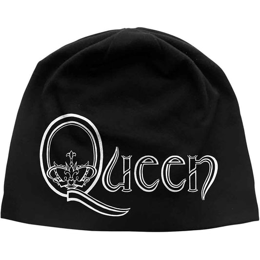 Queen Logo Beanie Hat Black