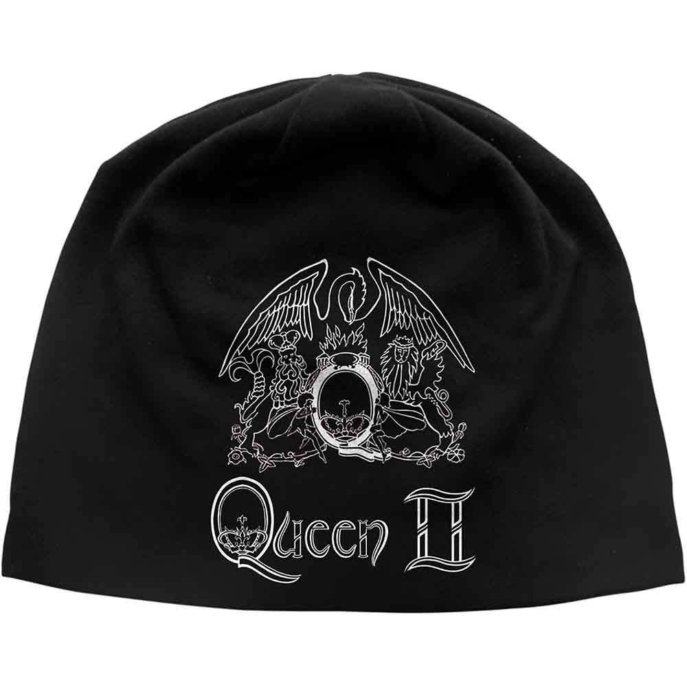 Queen Queen II Crest Beanie Hat Black