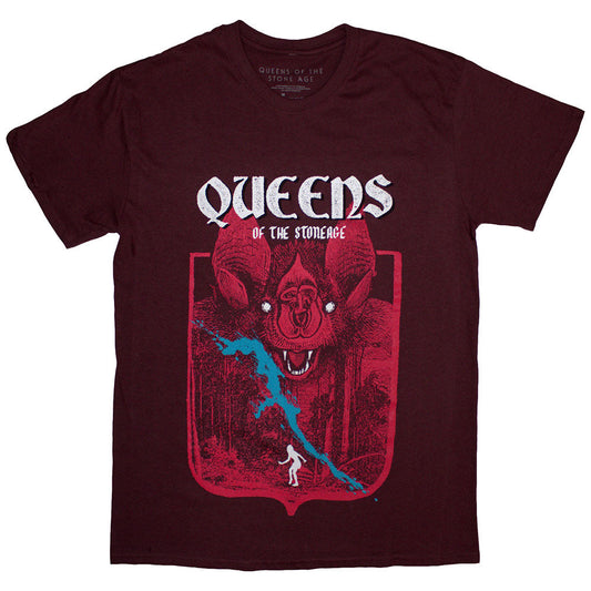 Queens Of The Stone Age Bat Mens T Shirt