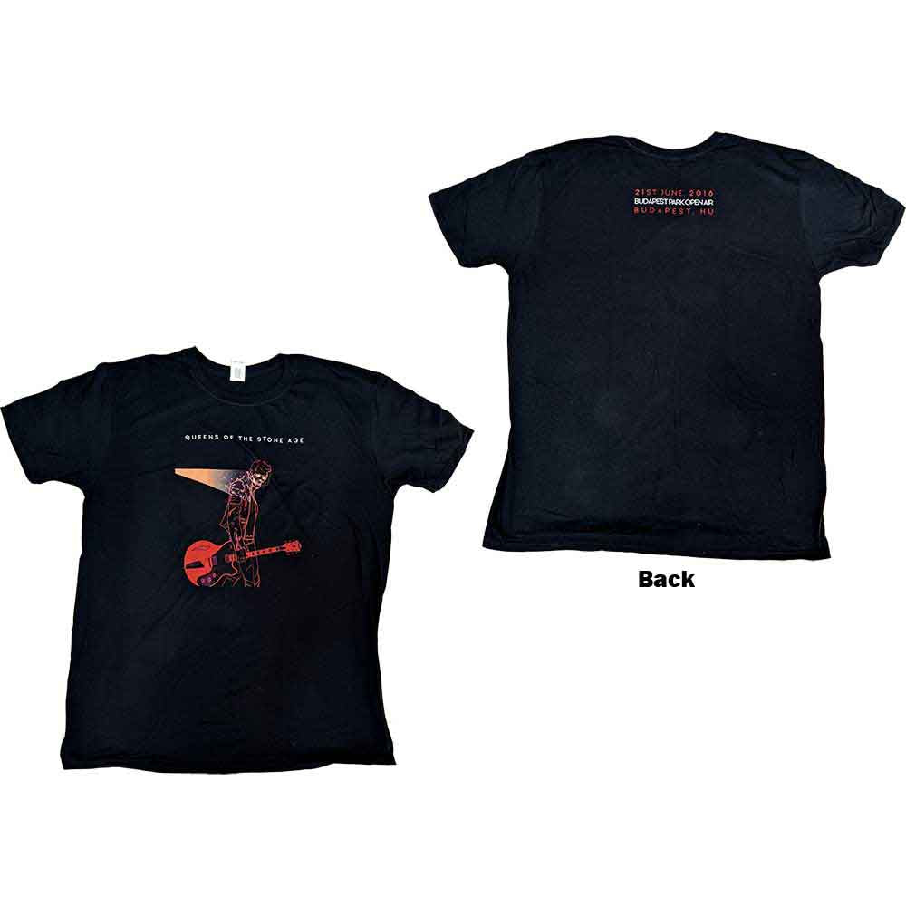 Queens Of The Stone Age Budapest 2018 Mens T Shirt