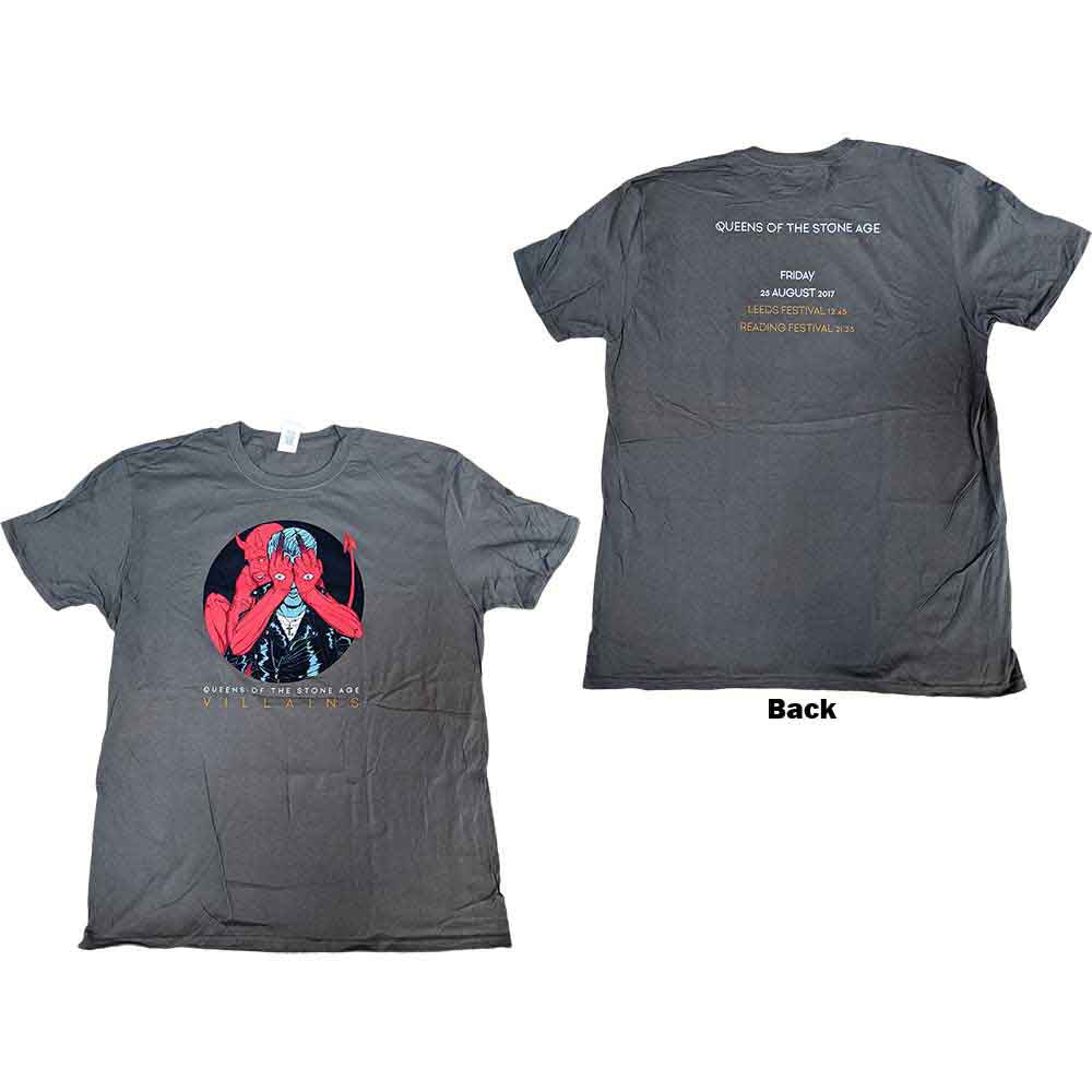 Queens Of The Stone Age Villains R&L 2017 Mens T Shirt
