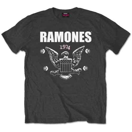 Ramones 1974 Eagle Mens T Shirt