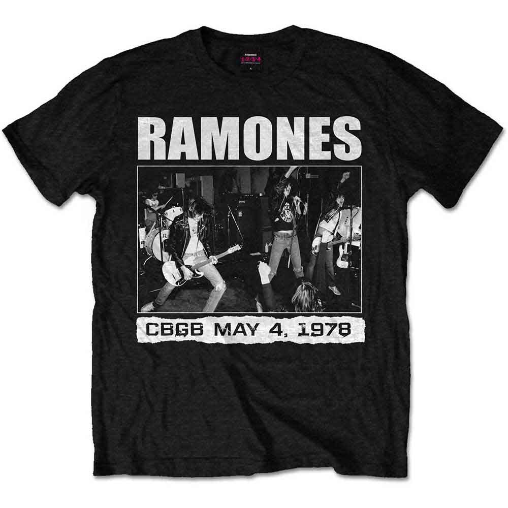 Ramones CBGB 1978 Mens T Shirt