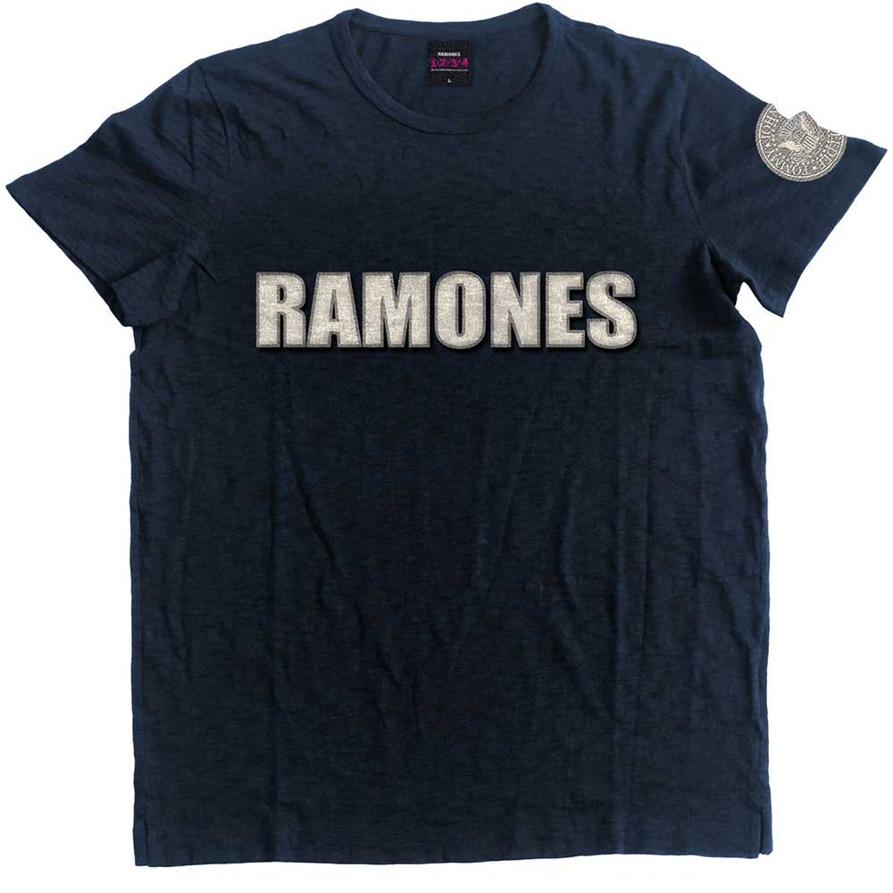 Ramones Logo & Presidential Seal Mens T Shirt