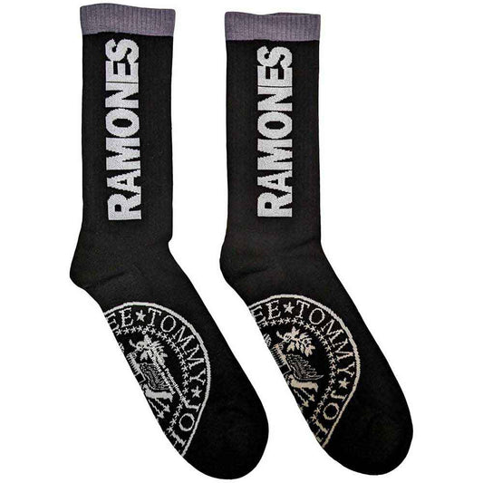 Ramones Presidential Seal Socks Black