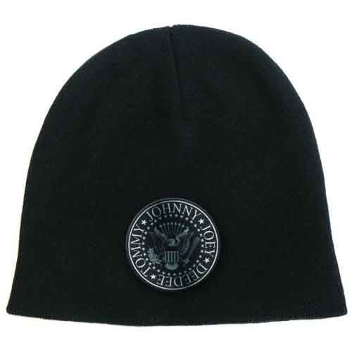 Ramones Presidential Seal Beanie Hat Black
