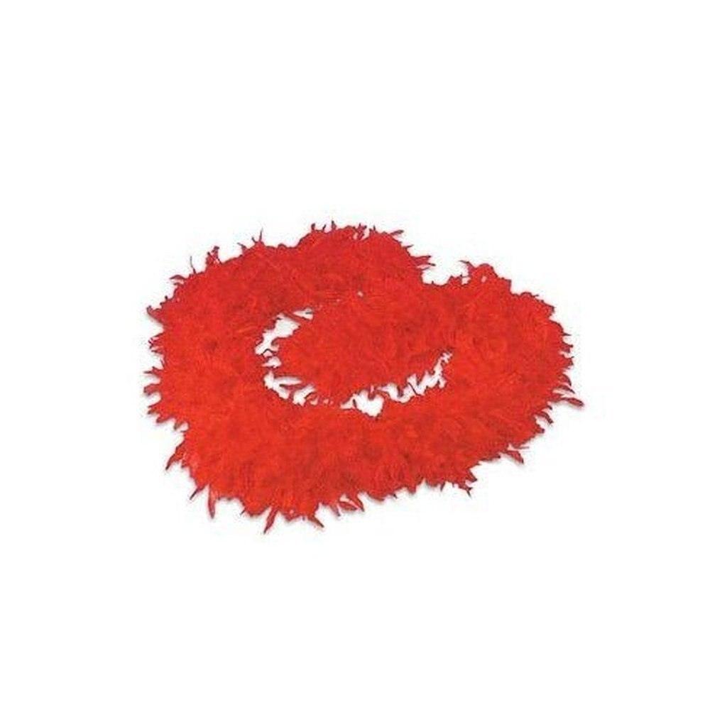 Red Feather Boa