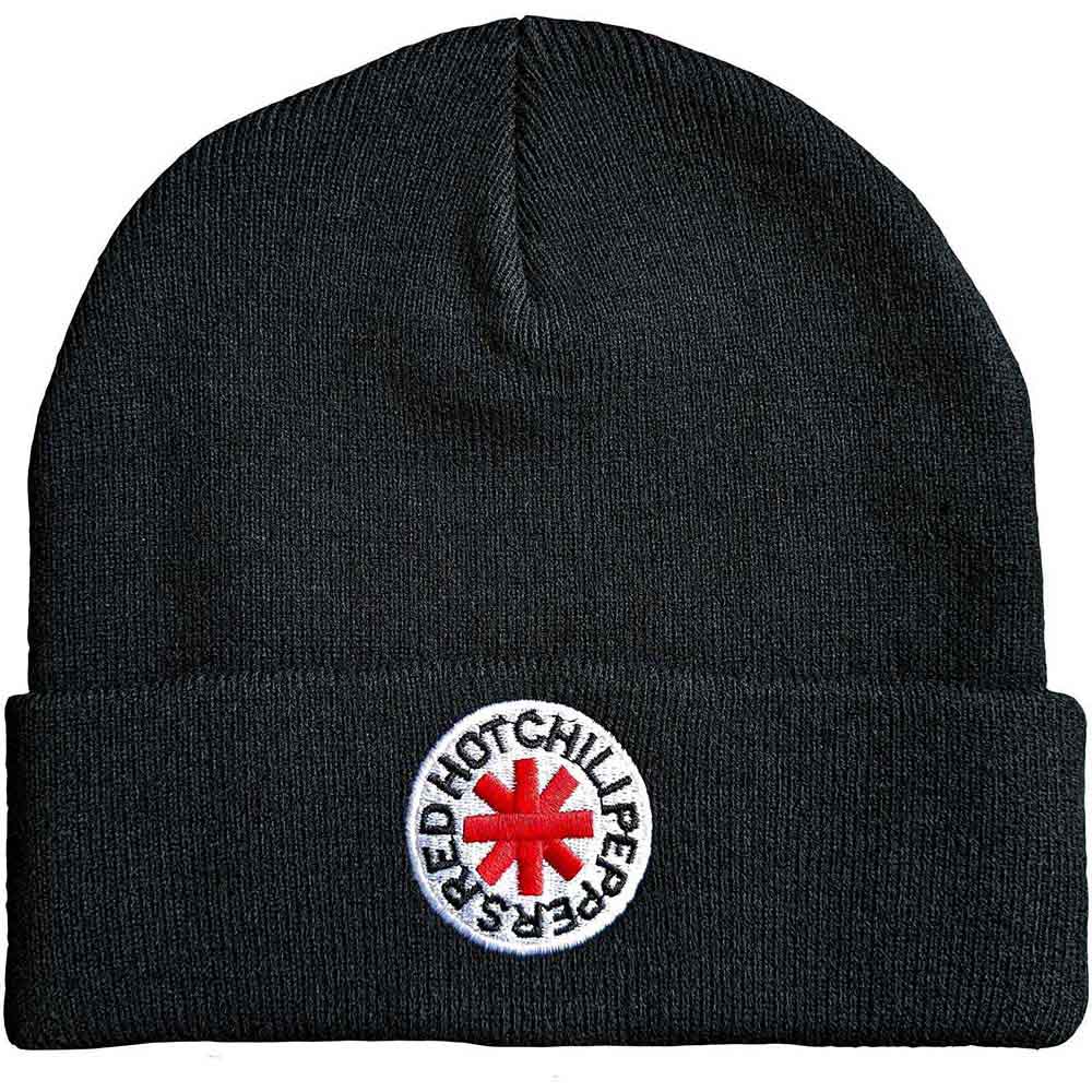 RED HOT CHILI PEPPERS Classic Asterisk Beanie Hat Black