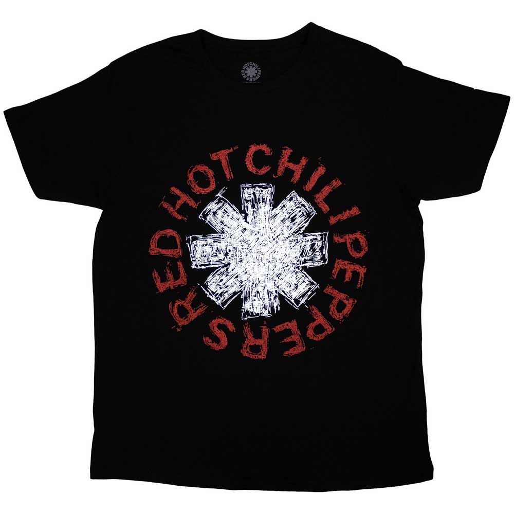 RED HOT CHILI PEPPERS Scribble Asterisk Mens T Shirt